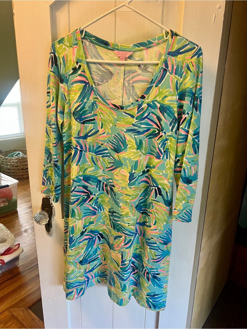 Lilly Pulitzer Blue & GreenTropical Dress